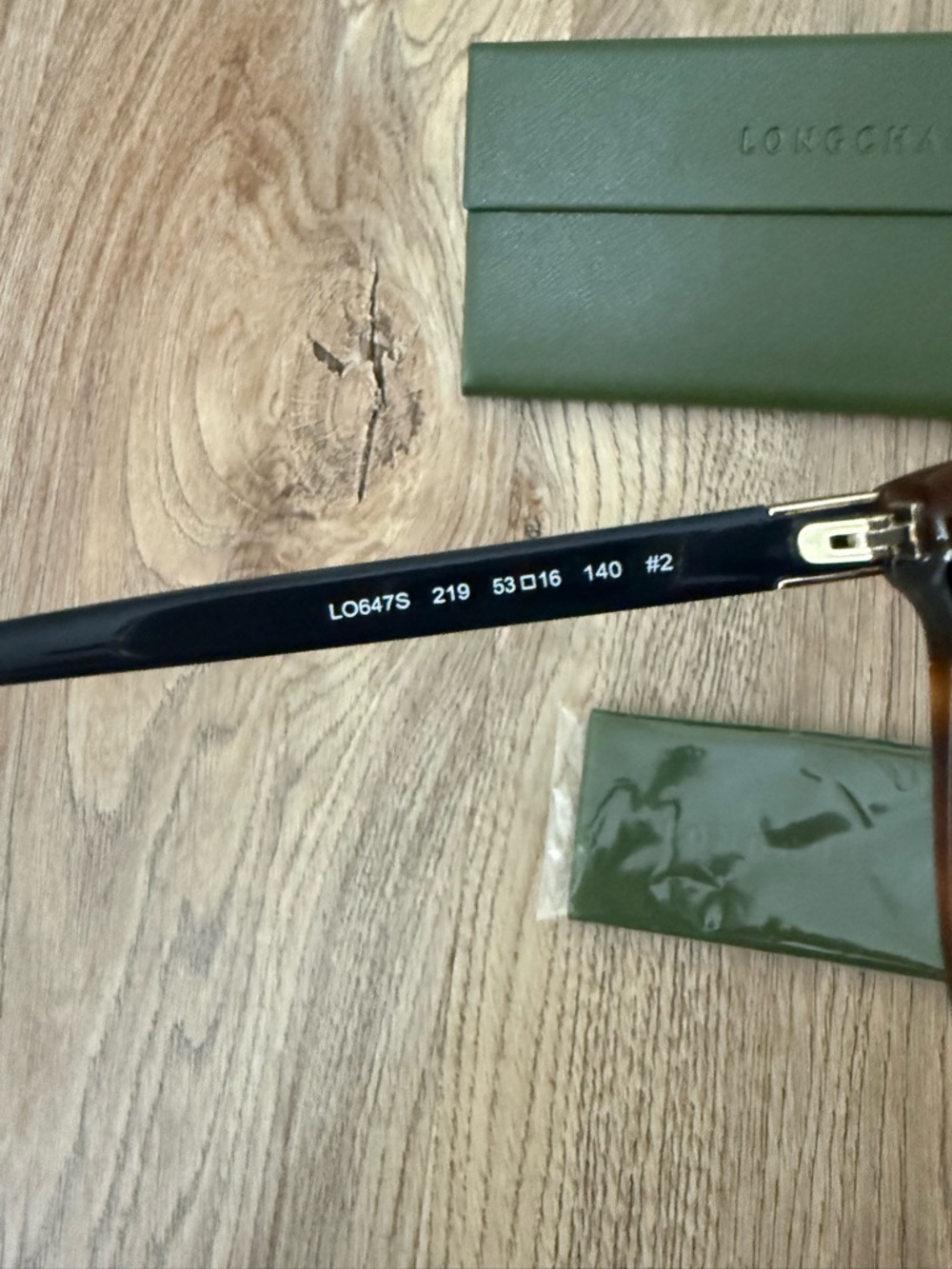 Longchamp Le Pliage Tortoiseshell Sunglasses - Picture 3 of 7